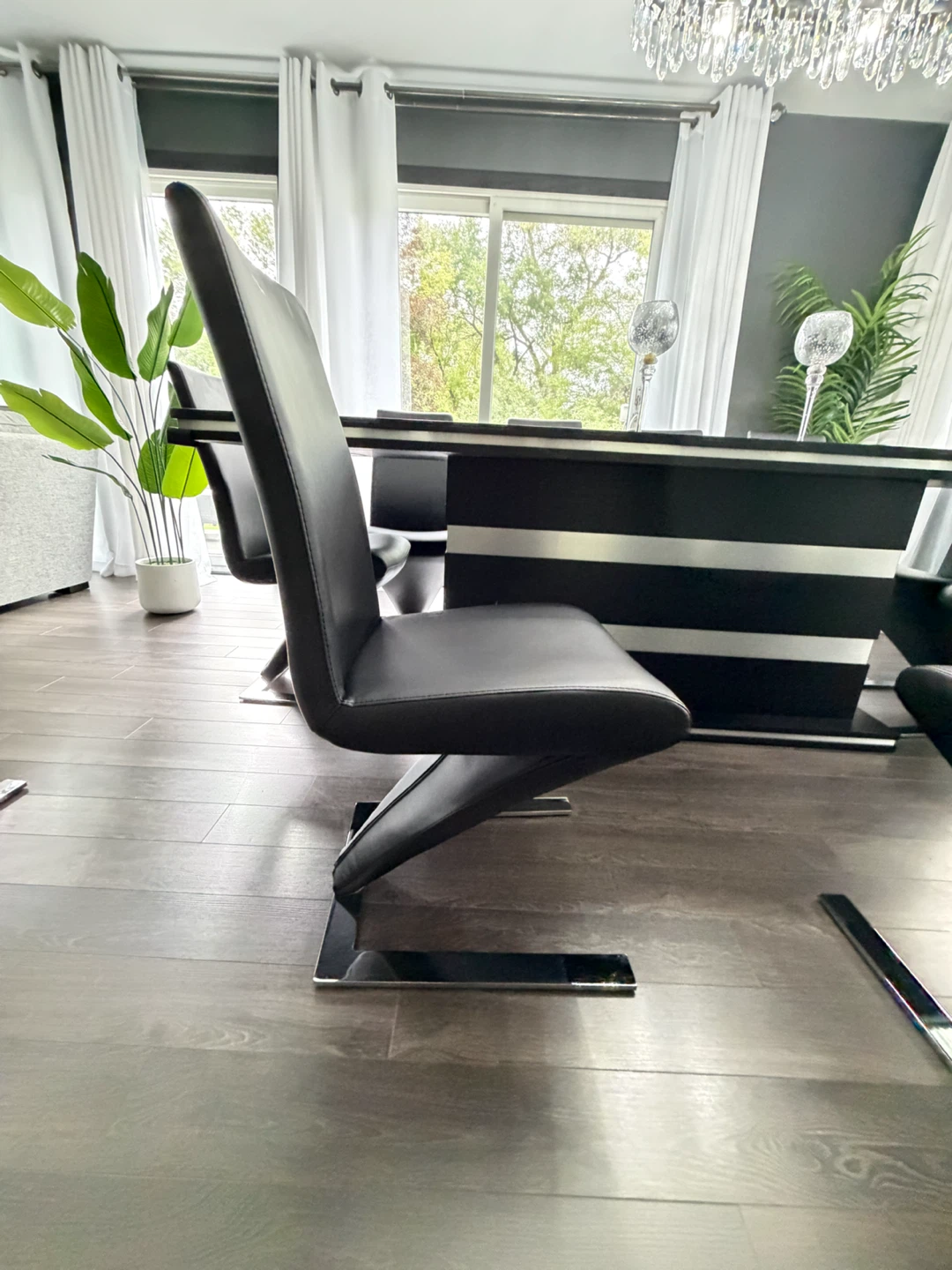 Luxury 92” Custom Modern Dining Table + 10 Chairs - photo 5