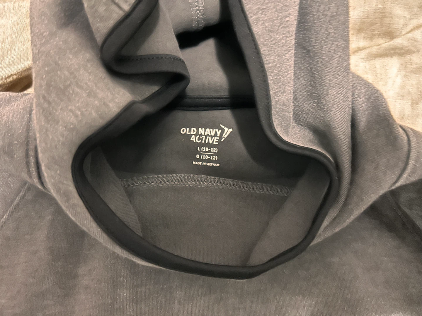Old Navy Active Grey Hoodie size 10-12 kids - photo 2