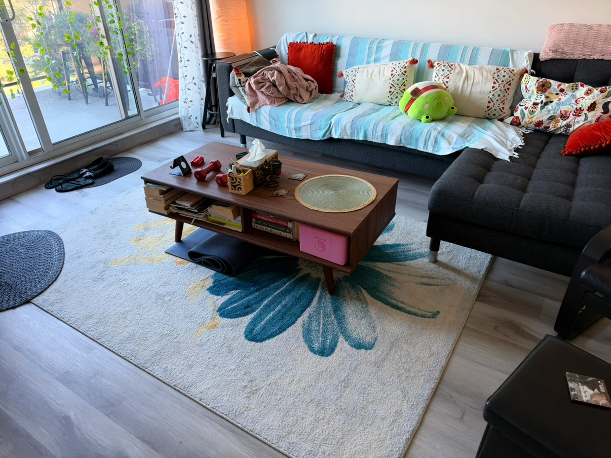 Mid-Century Style Walnut Coffee Table