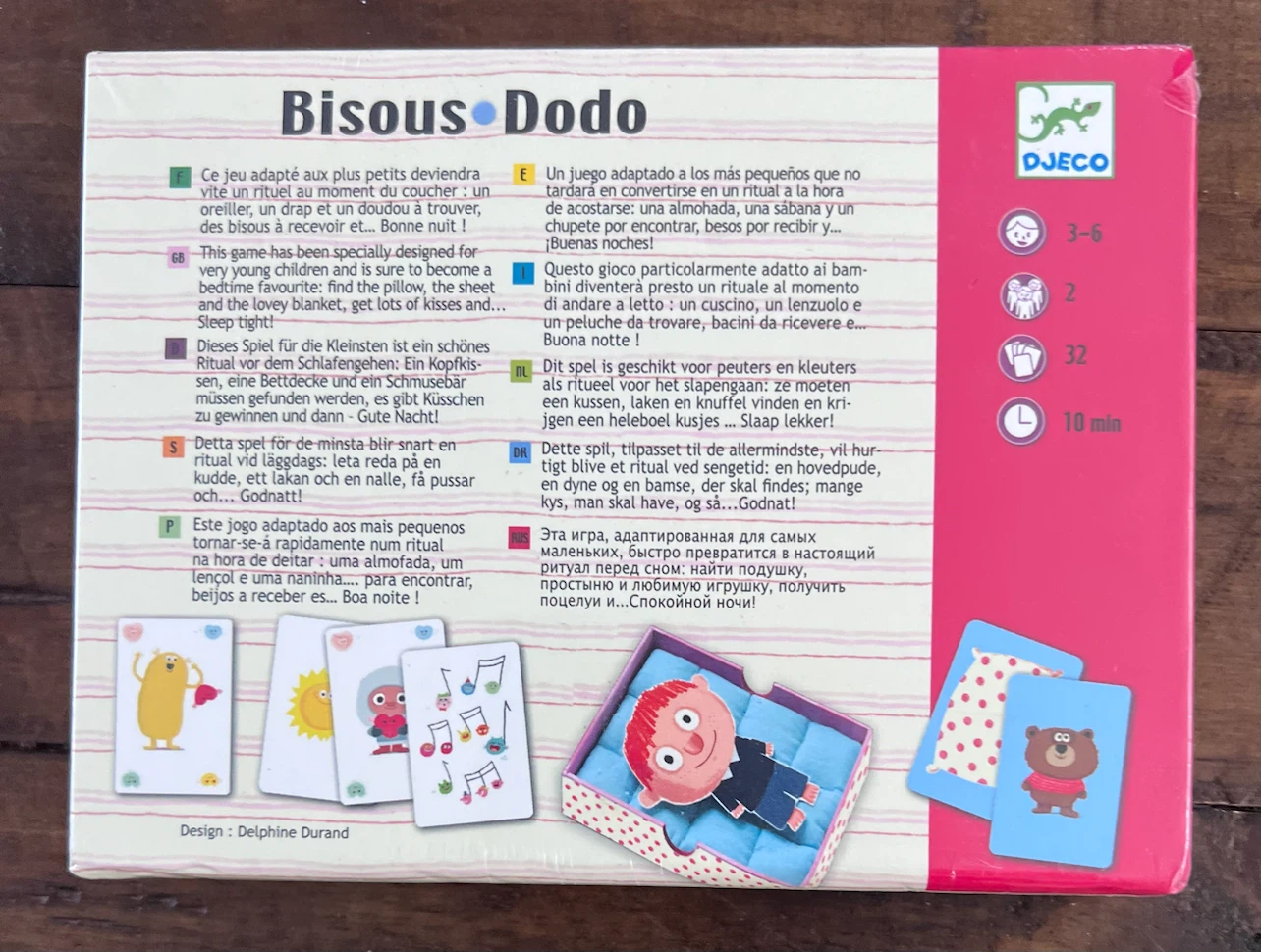 Djeco Bisous Dodo, bedtime routine game for kids 3-6 y - photo 2