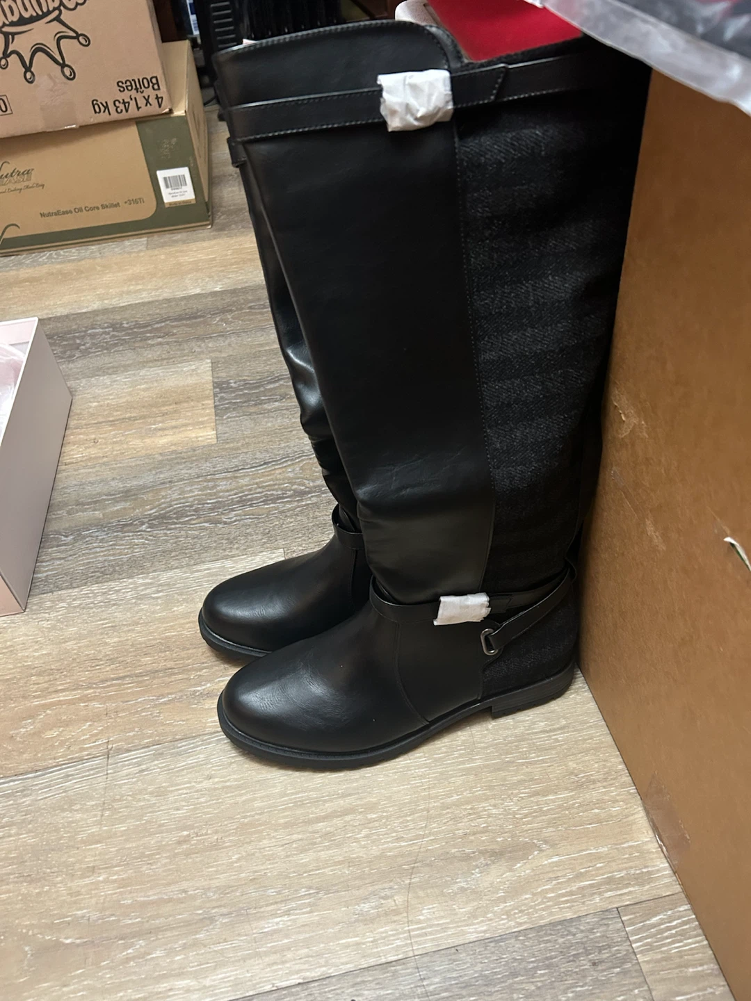 Two Pairs of Women's Tall Boots