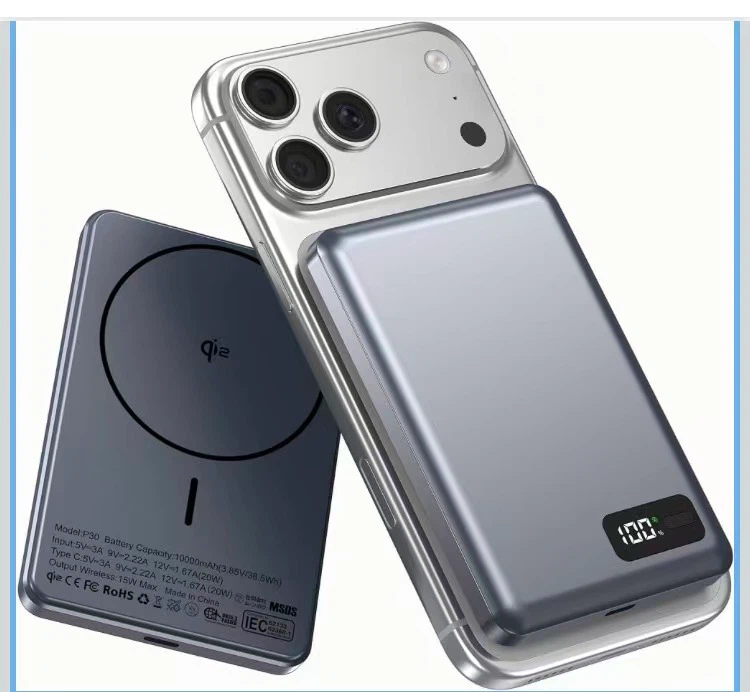 10000mAh Magnetic Wireless Power Bank