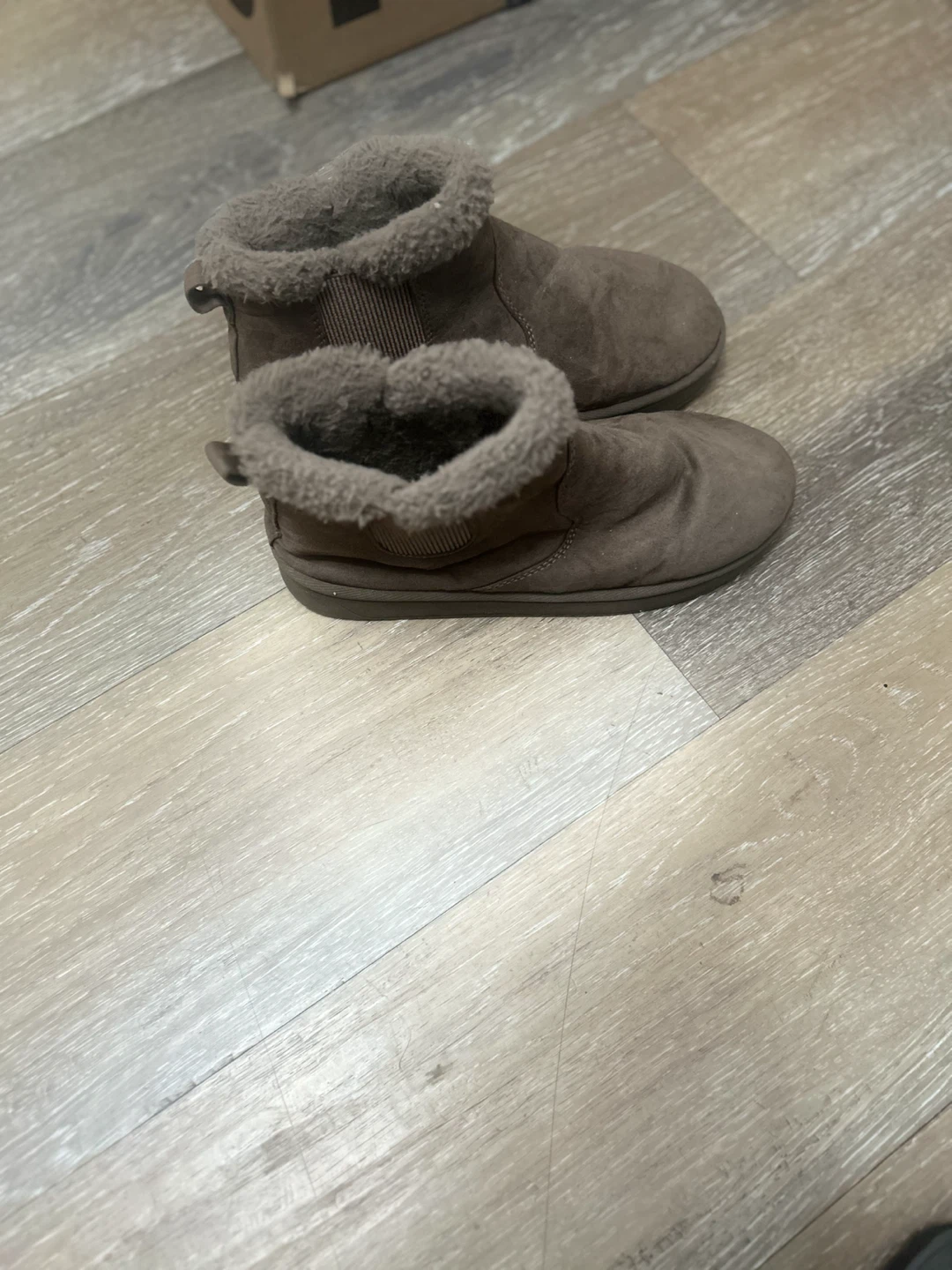 Black Fur-Lined Winter Boots