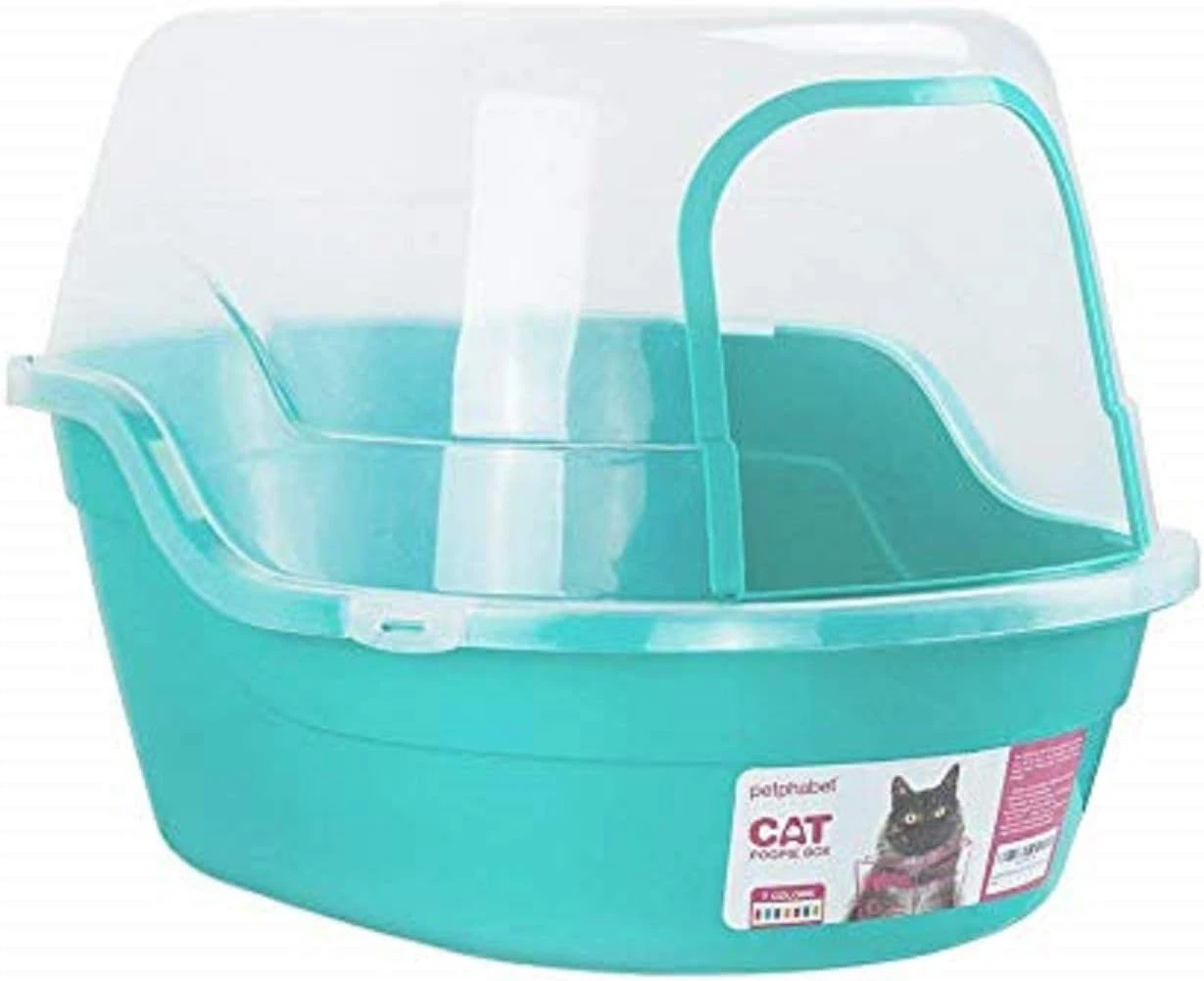 Petphabet Jumbo Hooded Cat Litter Box