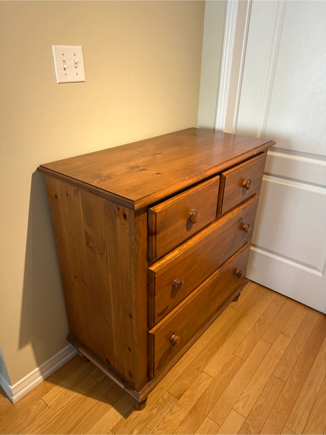 Solid Wood 4-Drawer Dresser - photo 2