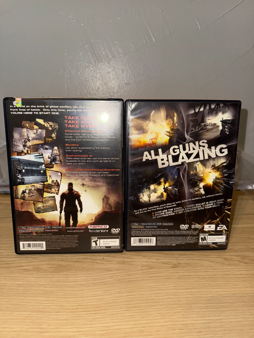 PlayStation 2 Kill Switch and Black Games - photo 4