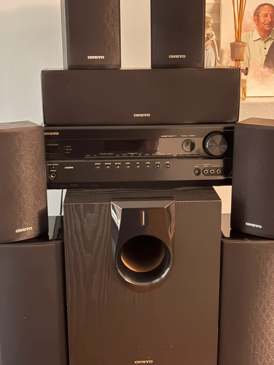 Onkyo Surround Sound Speaker and Receiver System - photo 5