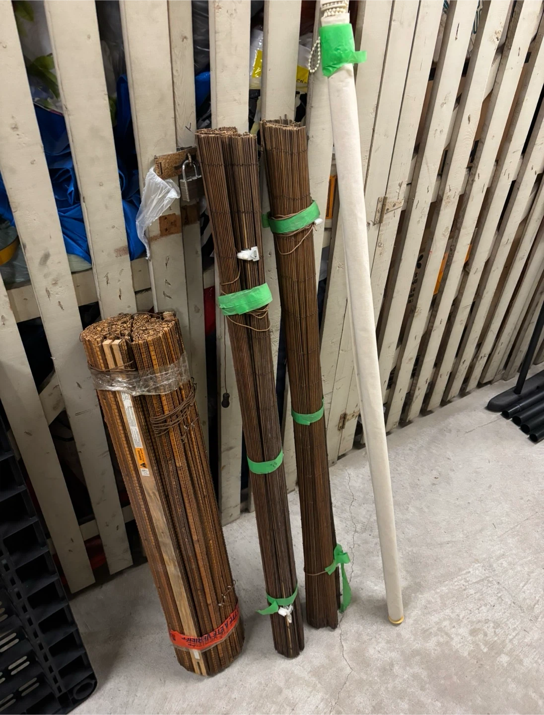 Set of 3 Bamboo Window Blinds