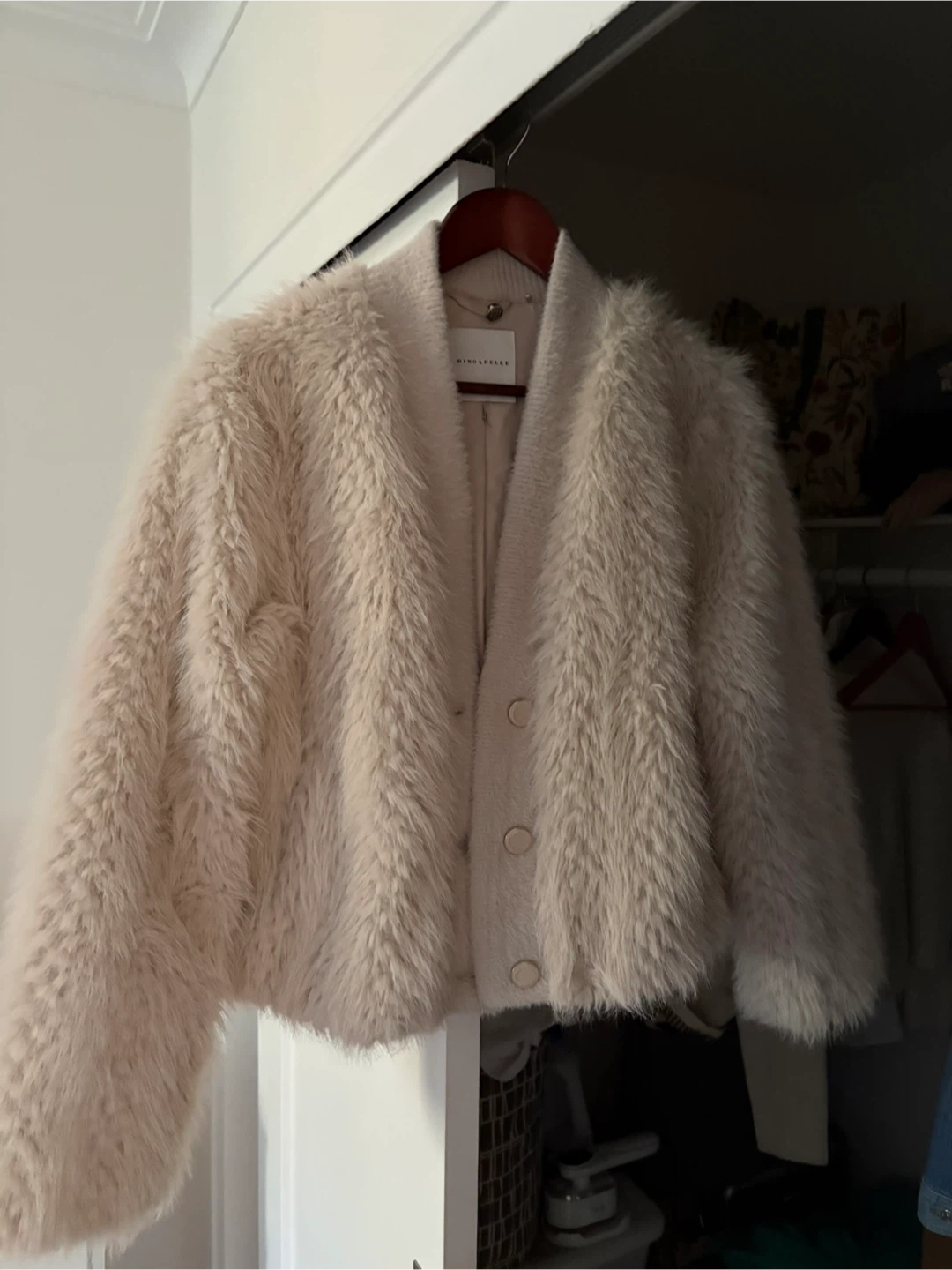 Faux Fur sweater Jacket