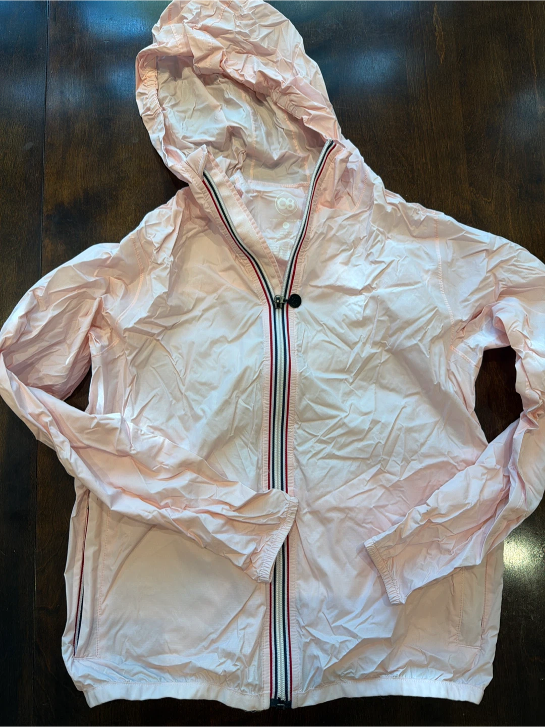 08 Kids Pink Hooded Jacket