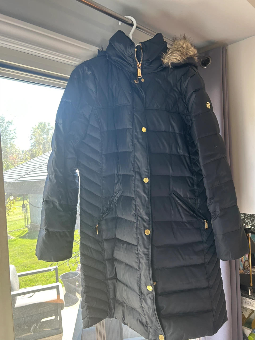 Michael Kors Puffer Coat Black