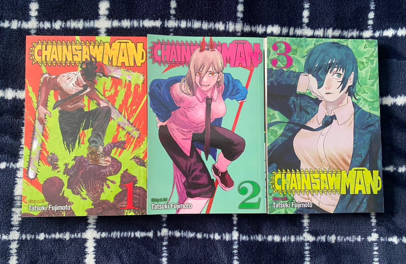 Chainsaw Man Manga Volumes 1-3