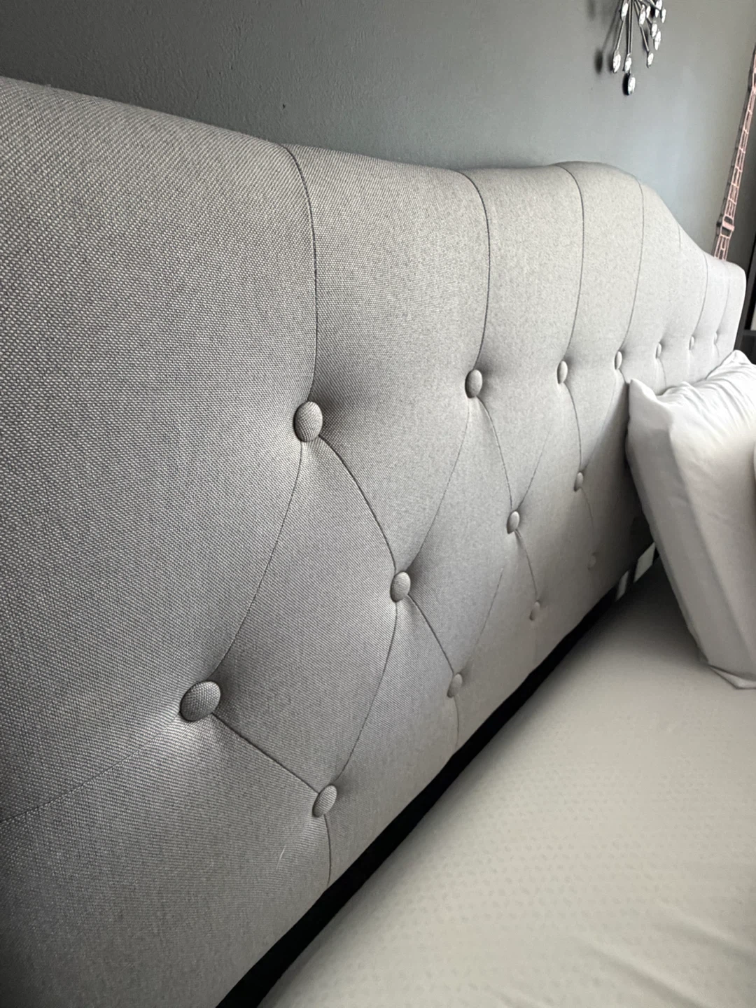 Queen Bed Frame + Mattress – Excellent Condition – Moving Sale - photo 3