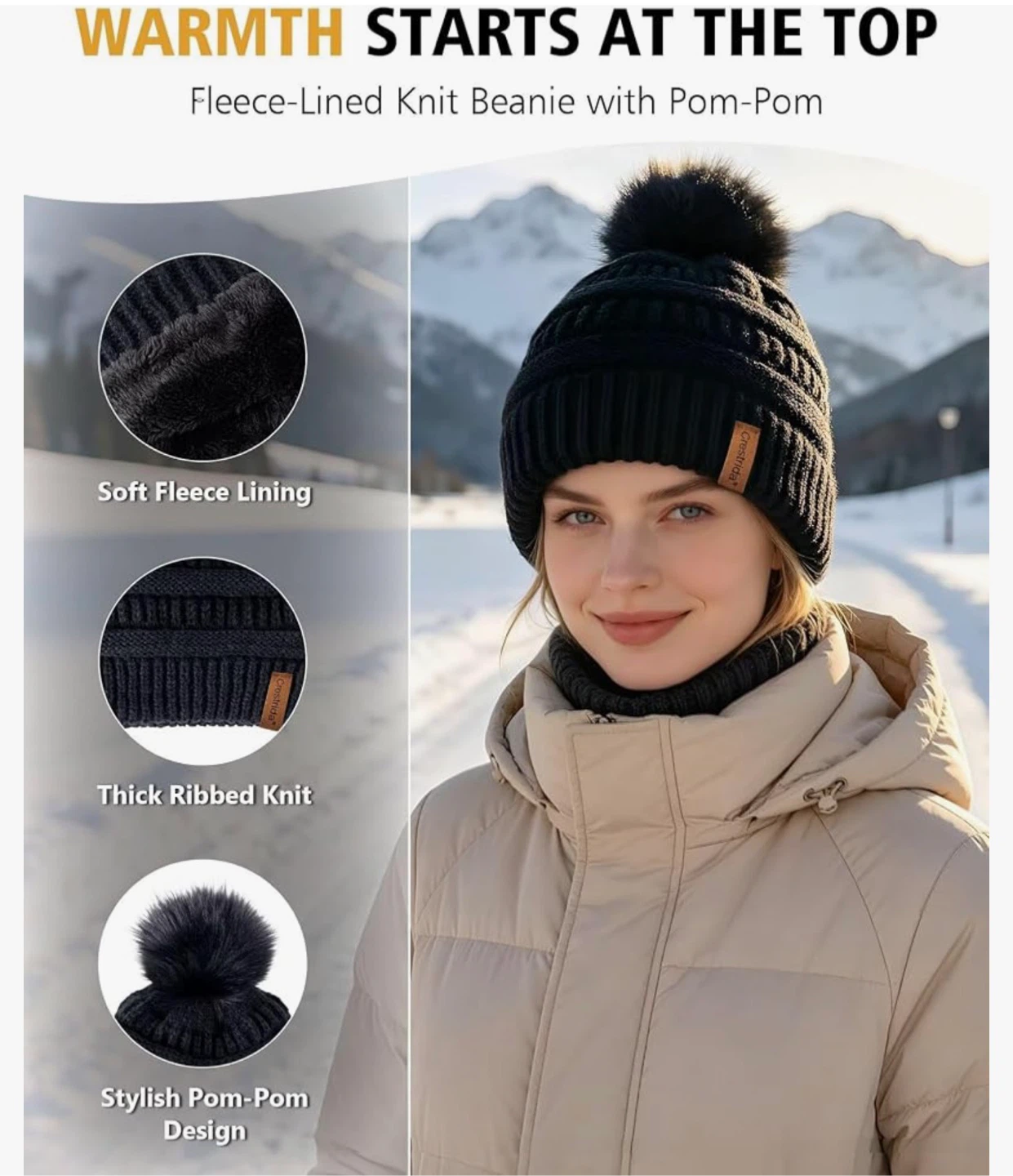 4 pcs Winter Knit Set - photo 2