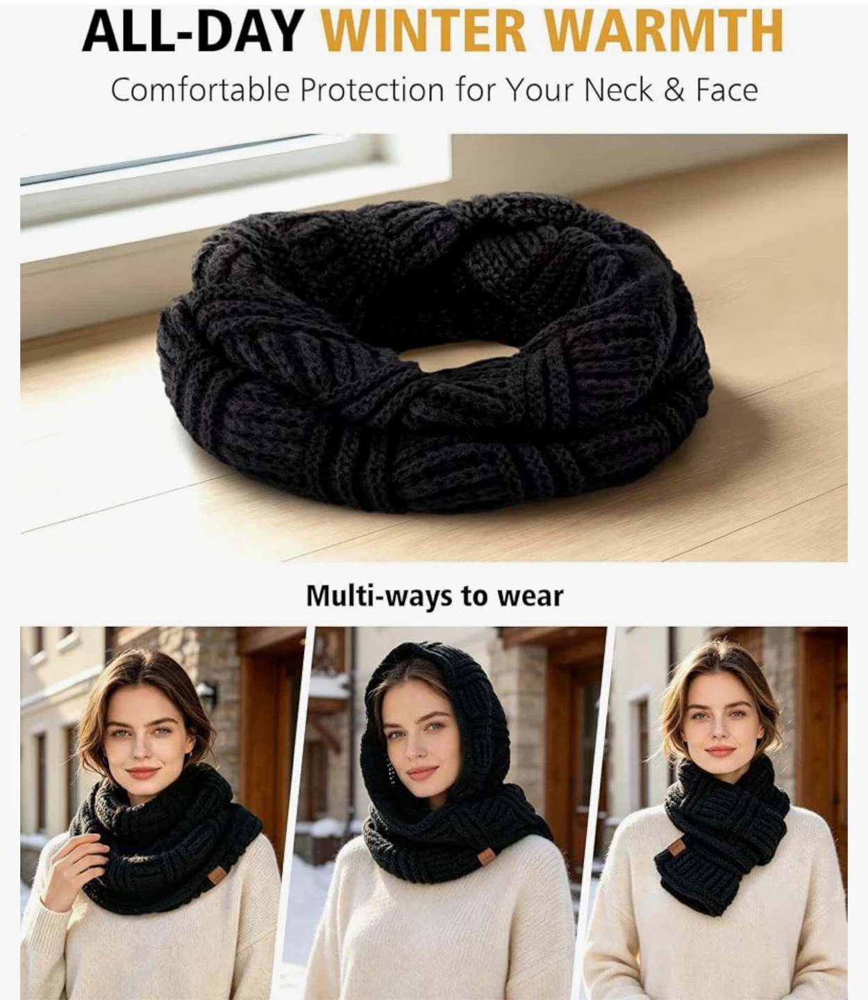 4 pcs Winter Knit Set - photo 3