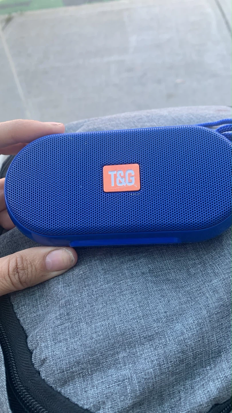 T&G Portable Bluetooth Speaker Blue