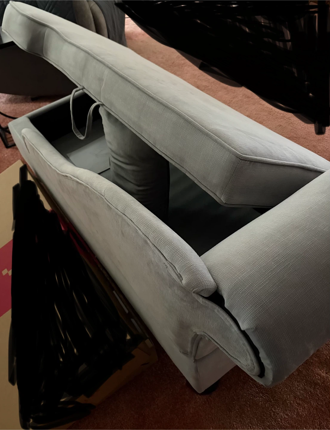 Light Gray Chaise Lounge - photo 2