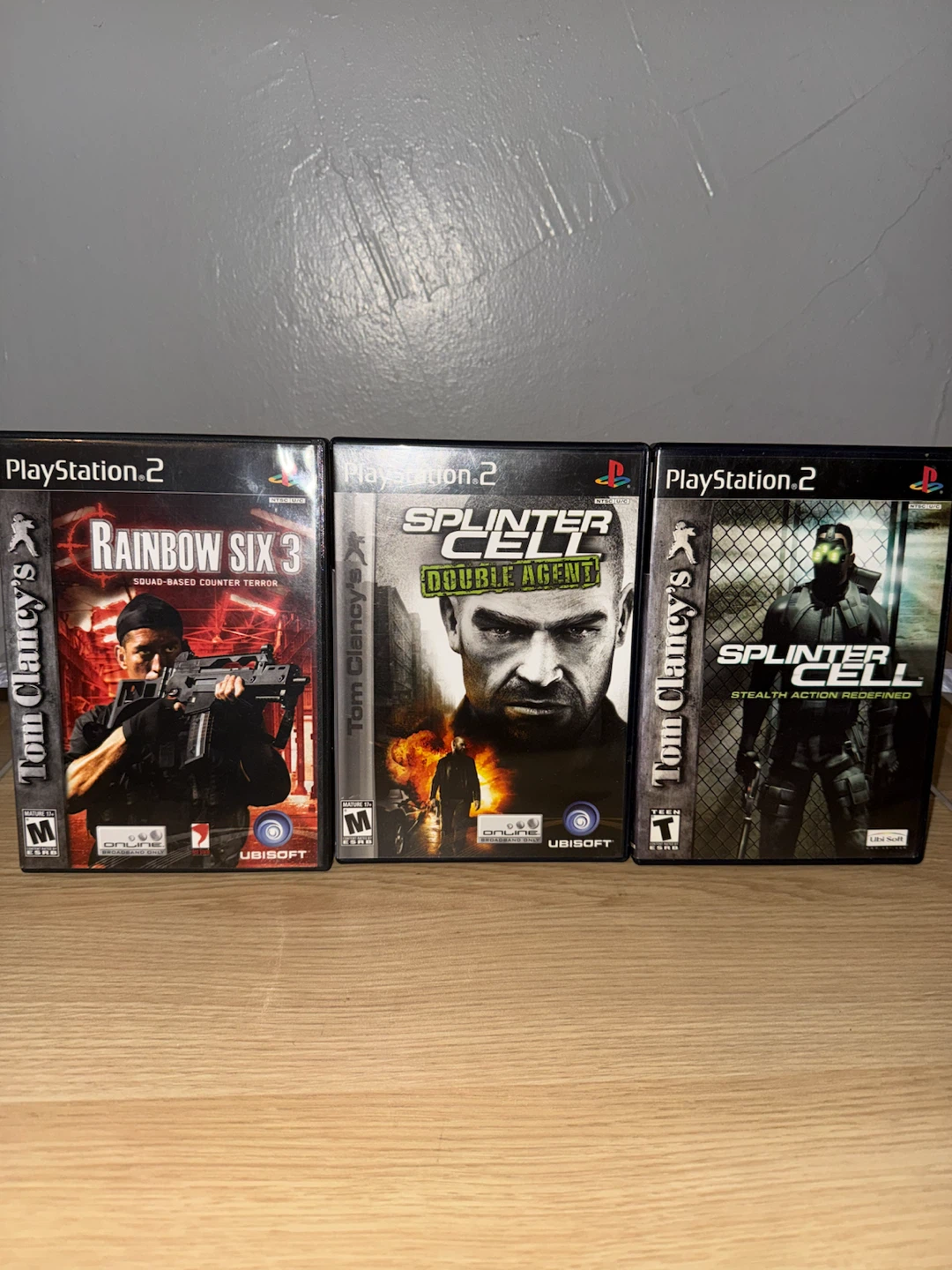 3 Tom Clancy PS2 Games Bundle