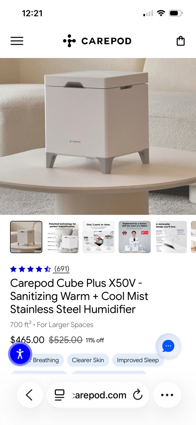 New in box Cube X50 humidifier - photo 2