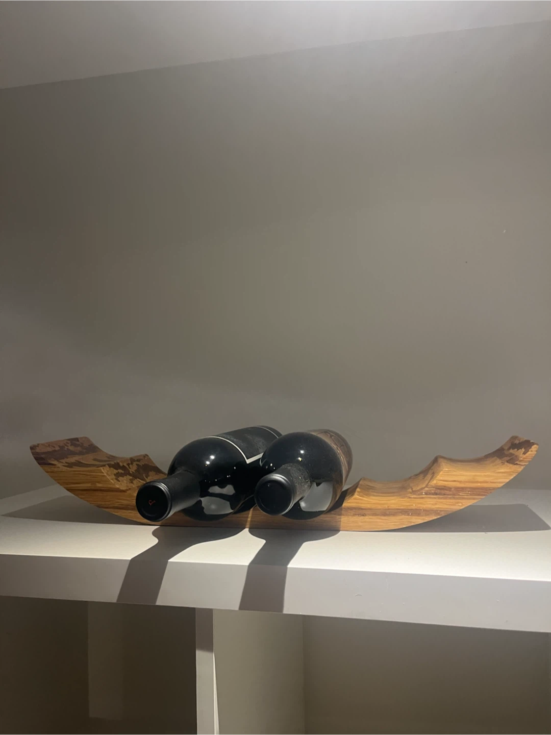 2 Wooden Wine Bottle Racks