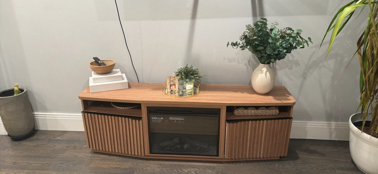 Della Electric Fireplace TV Stand - photo 2