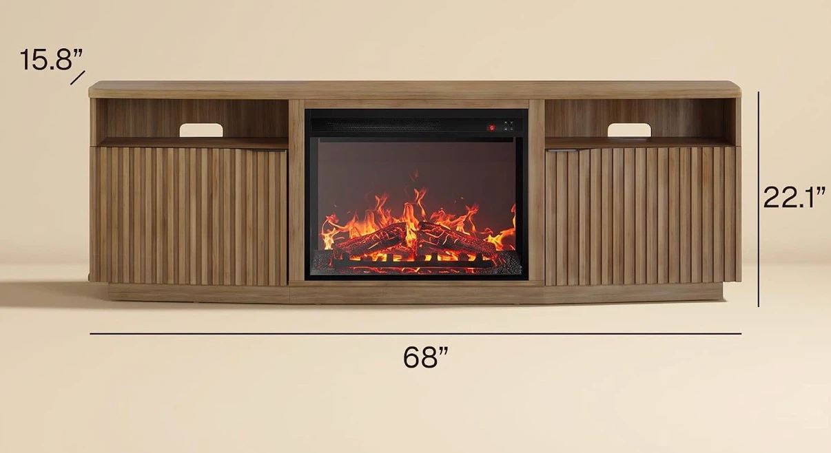 Della Electric Fireplace TV Stand - photo 3