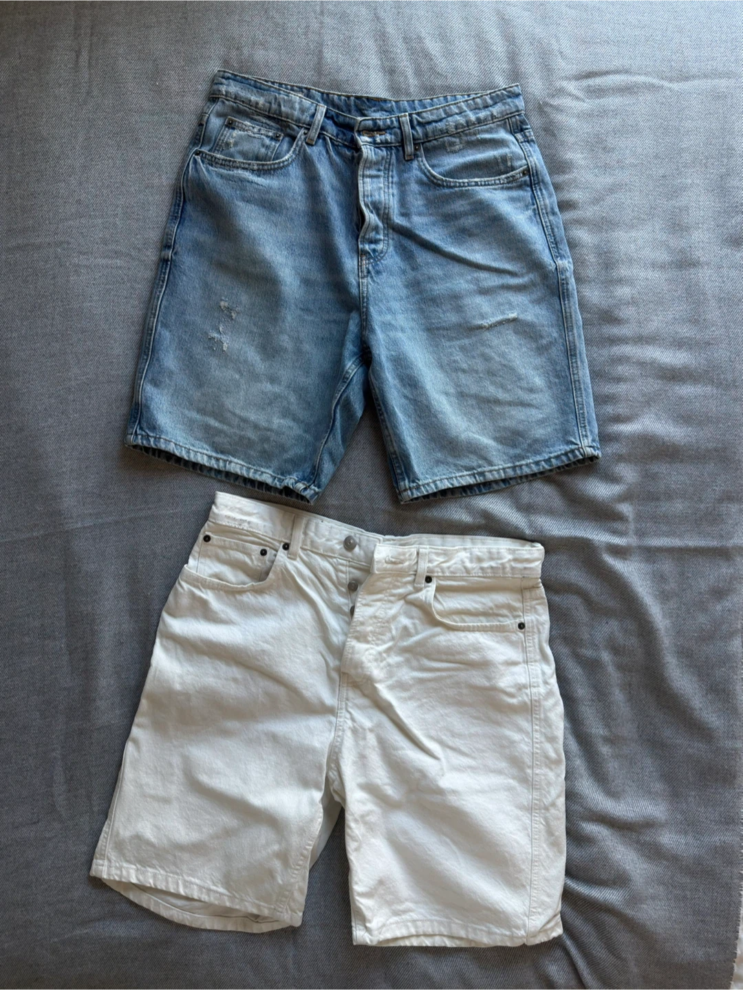 Zara men’s denim shorts pair of 2