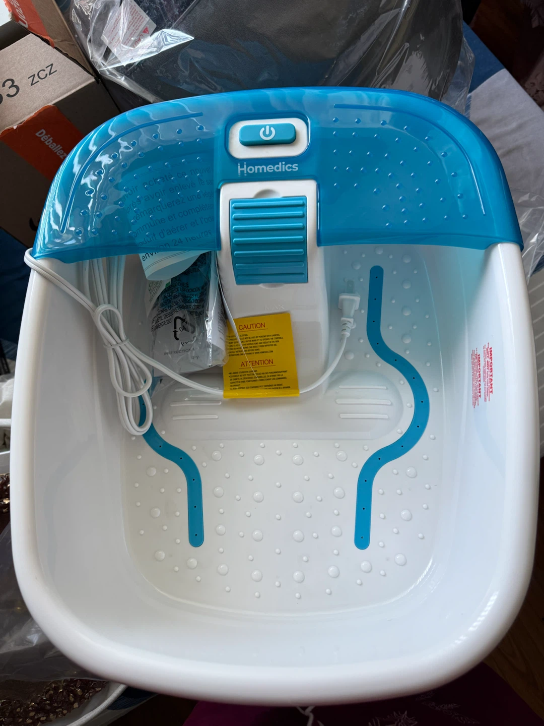 HoMedics Foot Spa – Brand New