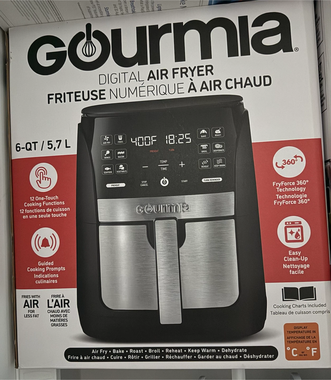 Gourmia 6-Qt Digital Air Fryer
