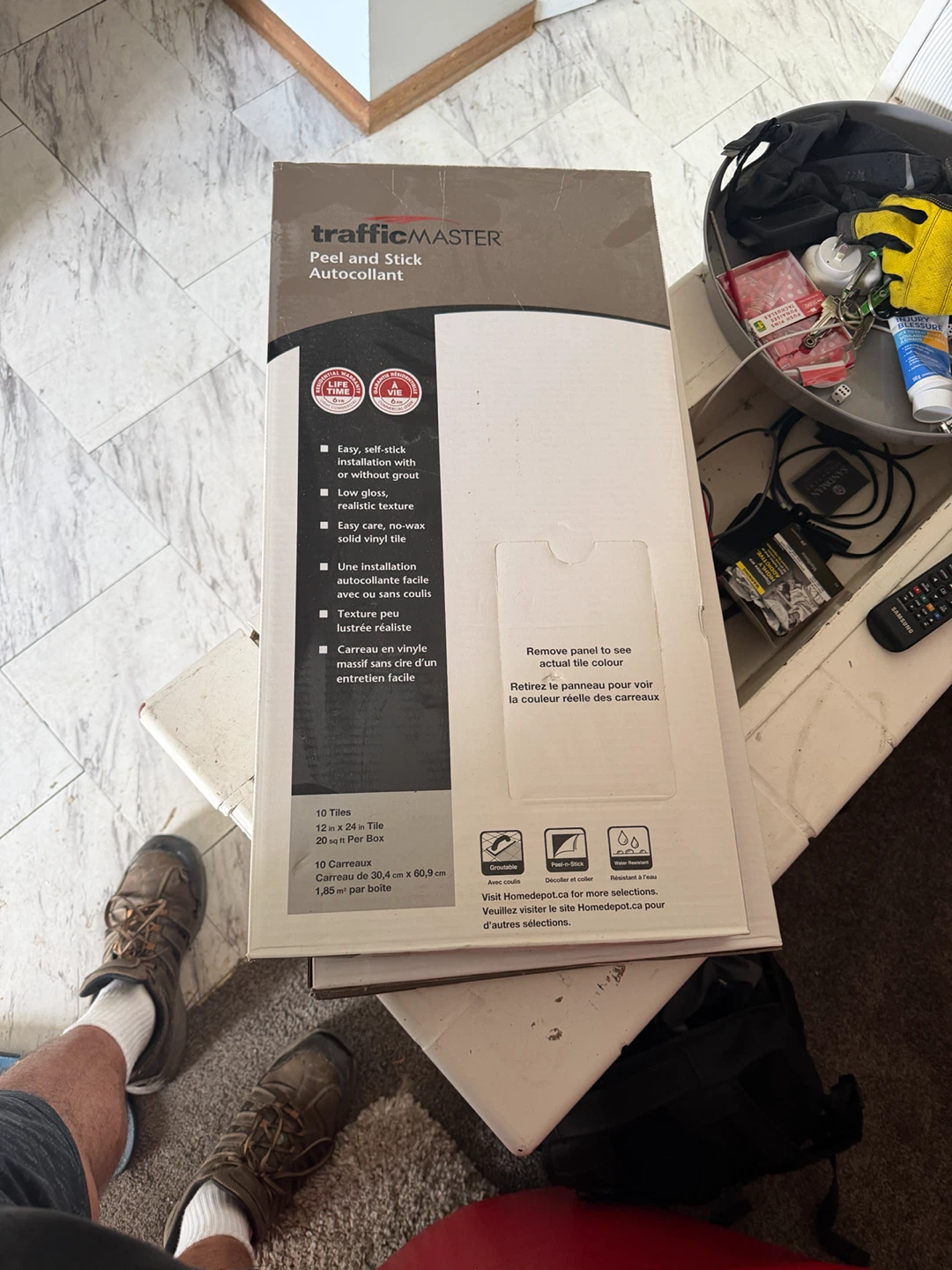 TrafficMaster Peel and Stick Vinyl Tiles