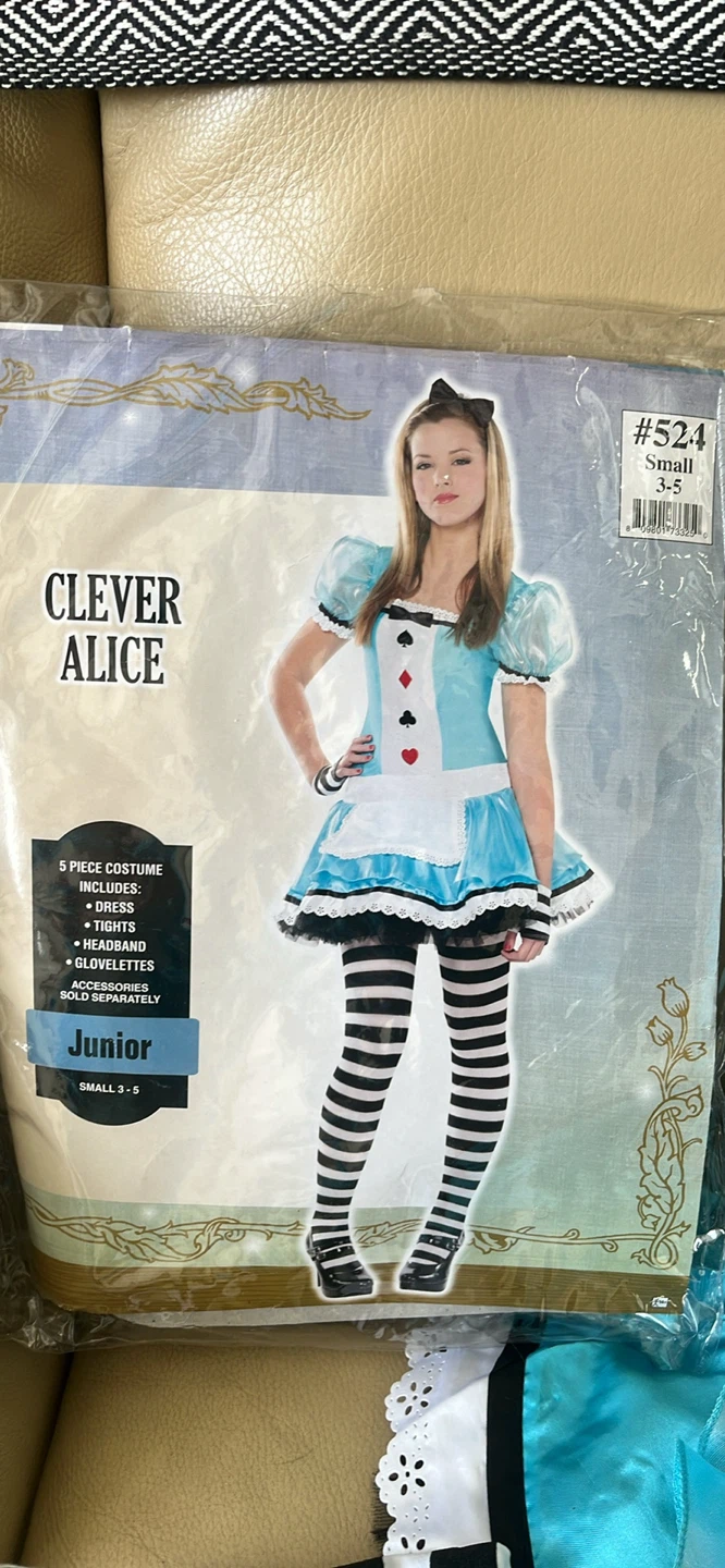 Clever Alice Junior Costume Small 3-5