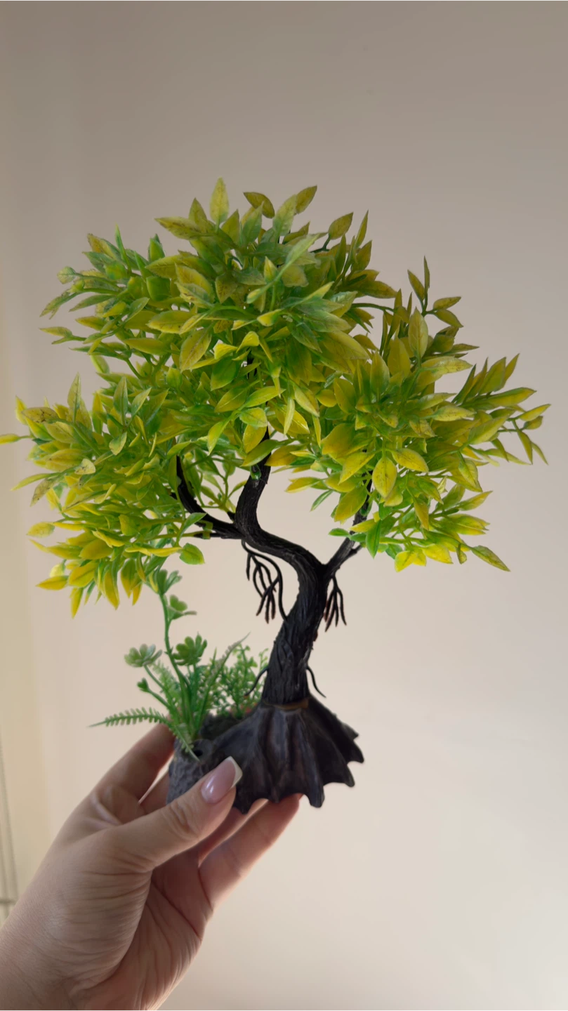 Artificial Bonsai Aquarium Tree