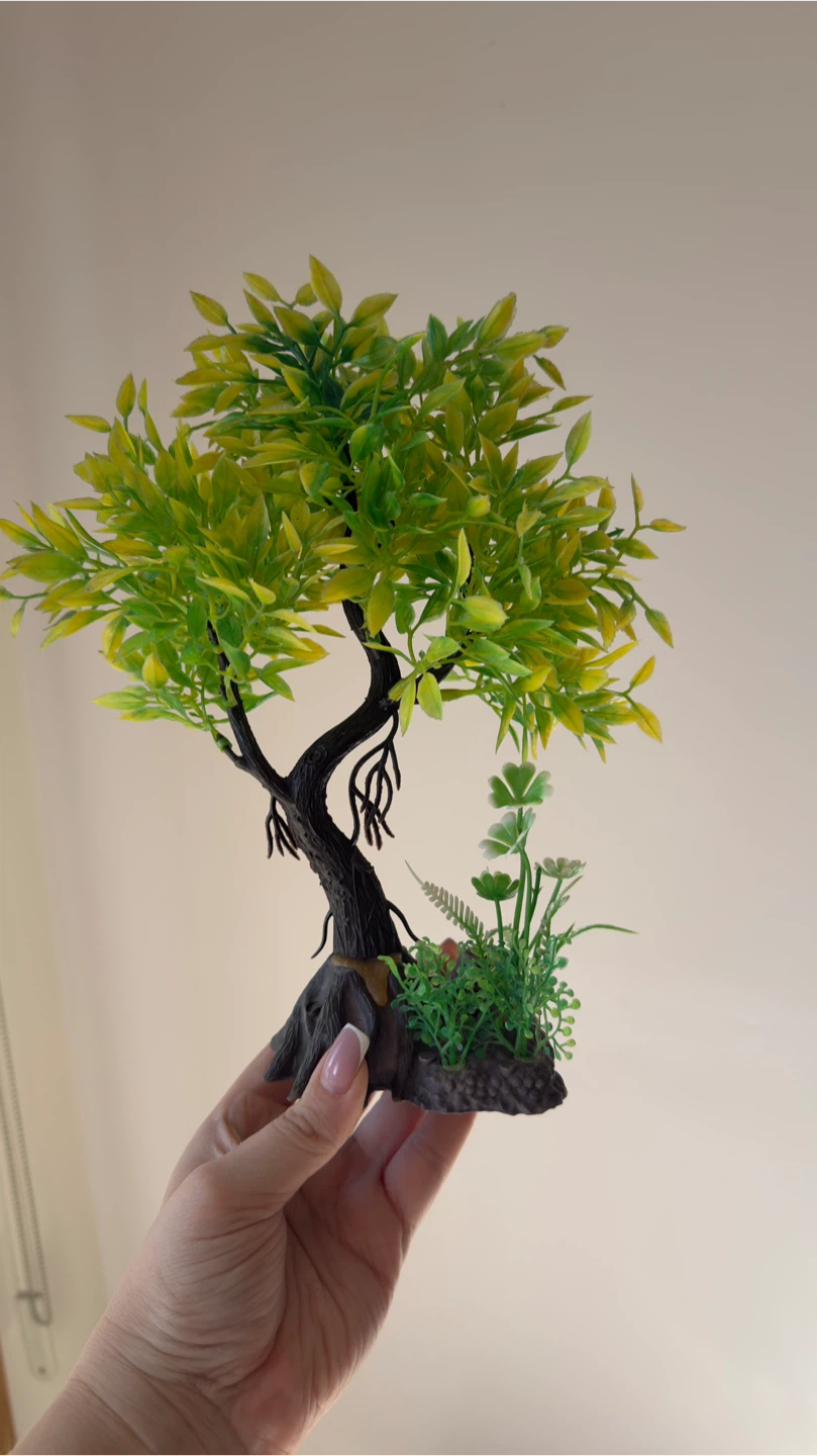 Artificial Bonsai Aquarium Tree - photo 2
