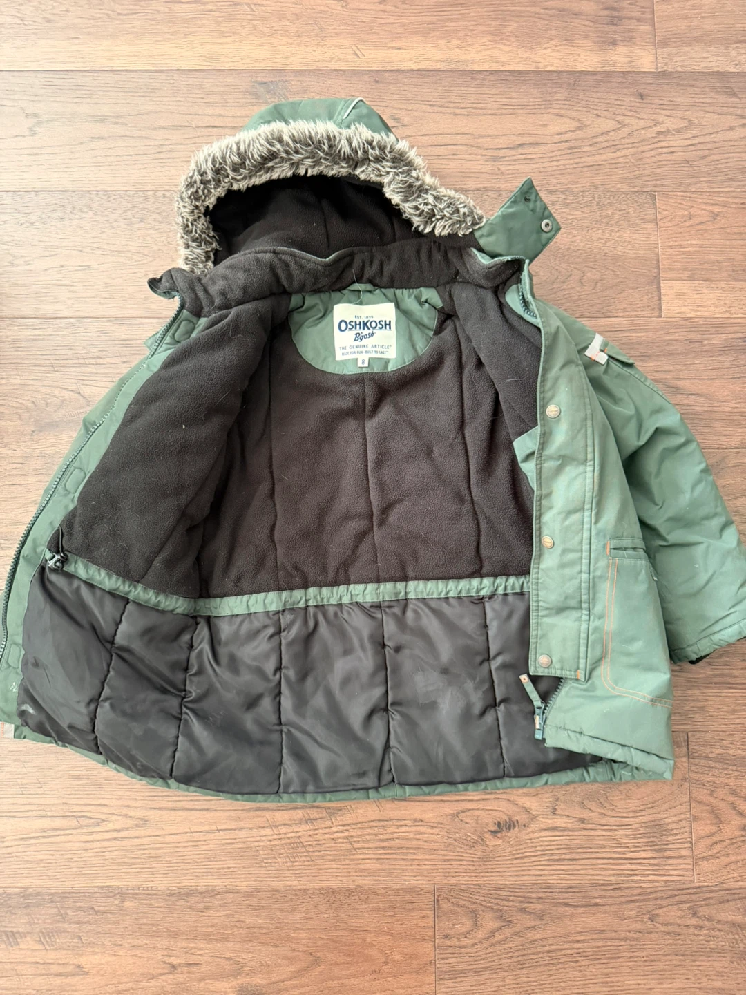 OshKosh B'gosh Winter Parka, Size 8 - photo 3