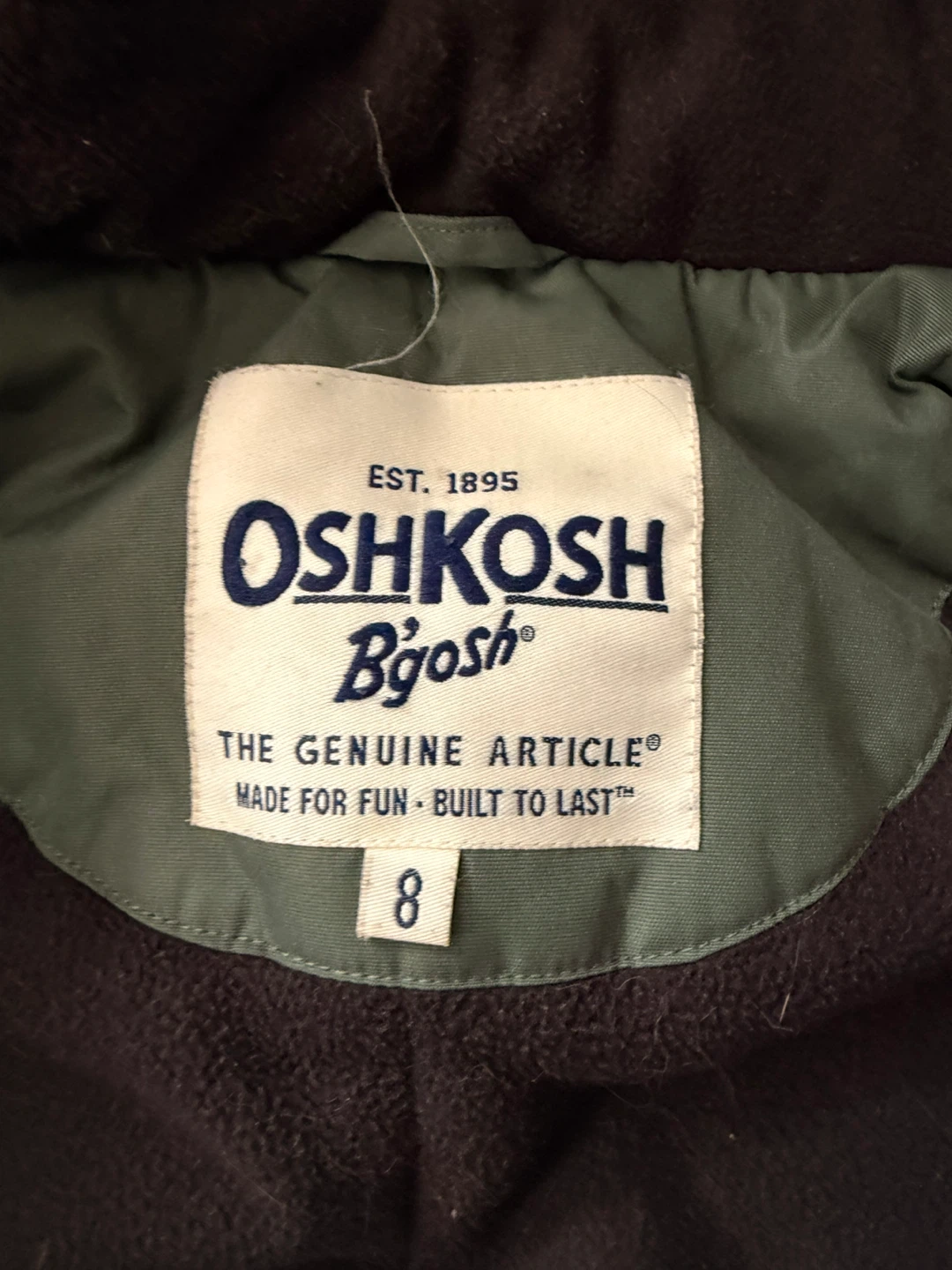 OshKosh B'gosh Winter Parka, Size 8 - photo 4