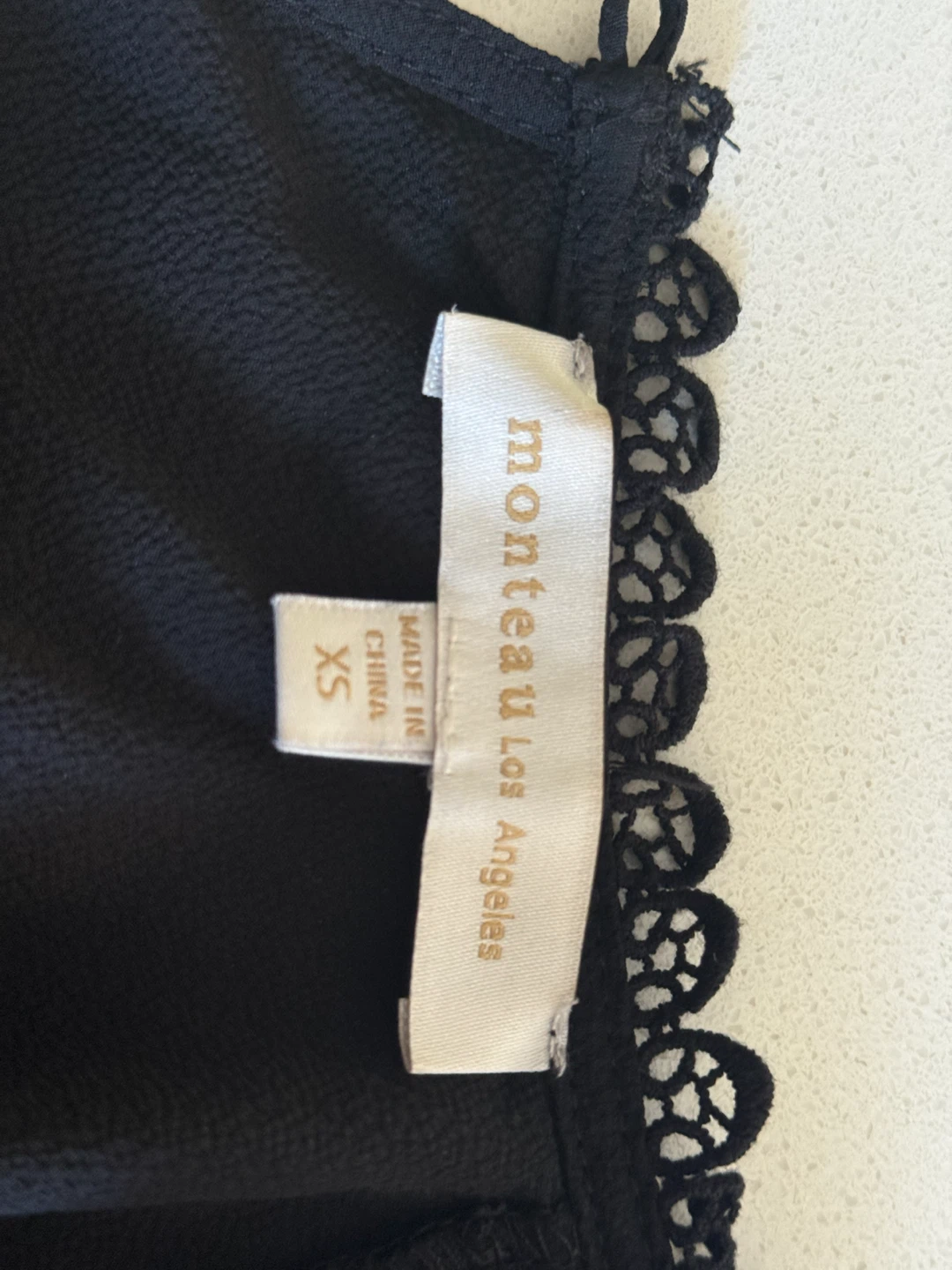 Monteau Los Angeles Black Jumpsuit Size XS - photo 4