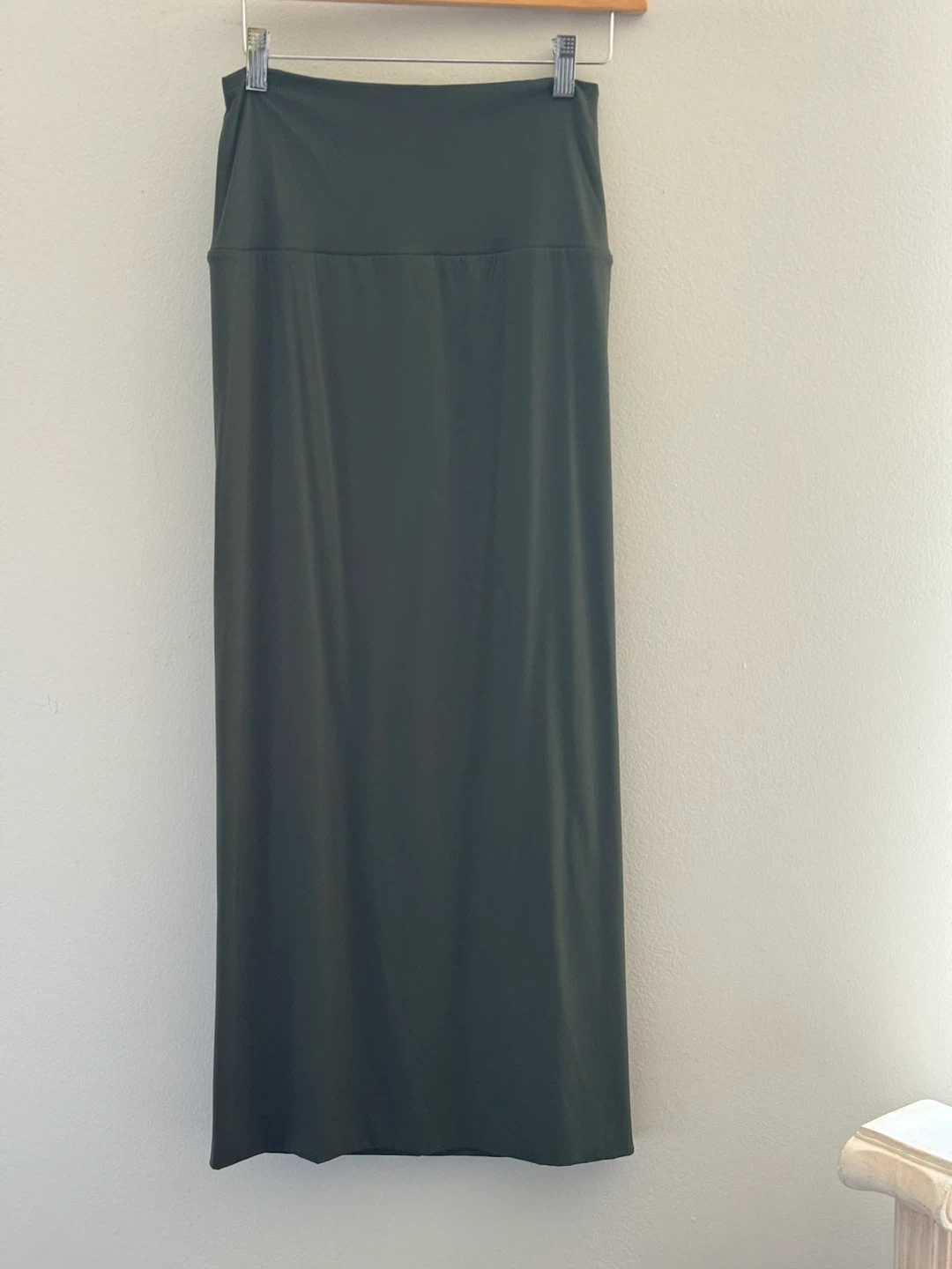 Epoque Evolution Olive Maxi Skirt