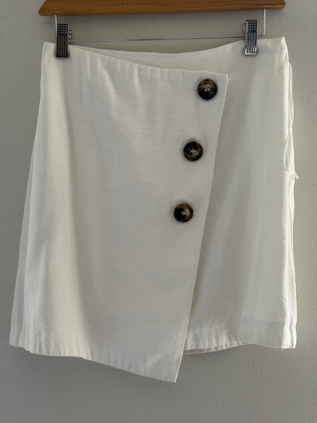 Glam White Skirt Size S