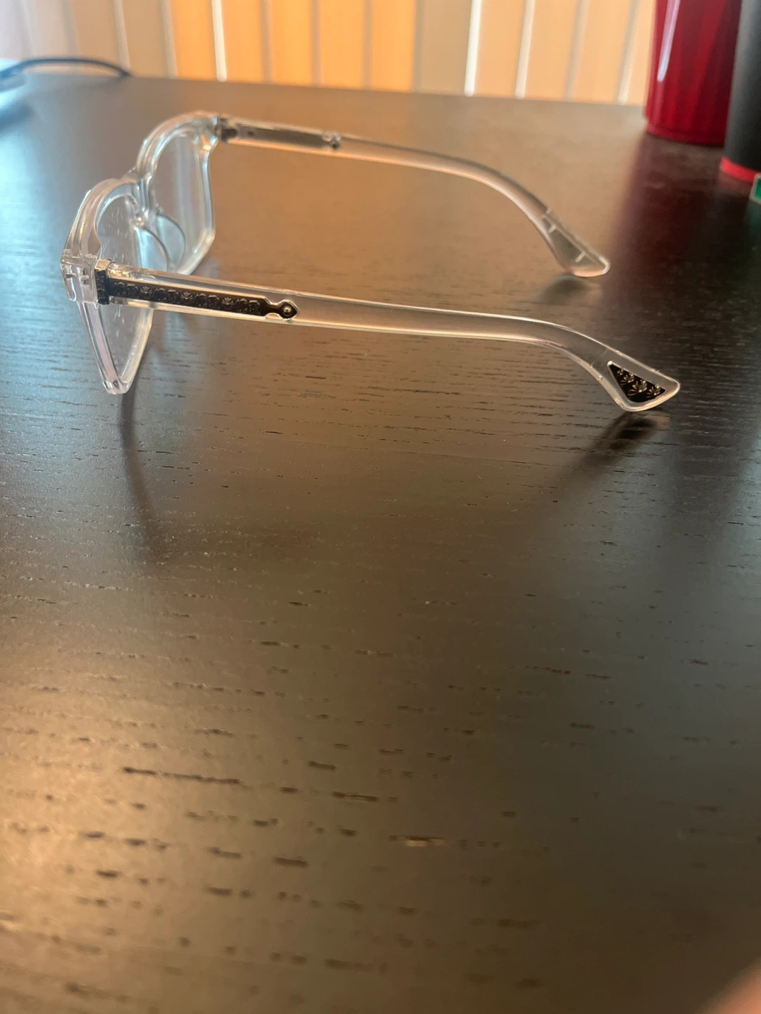 Transparent Chrome Hearts Glasses - photo 4