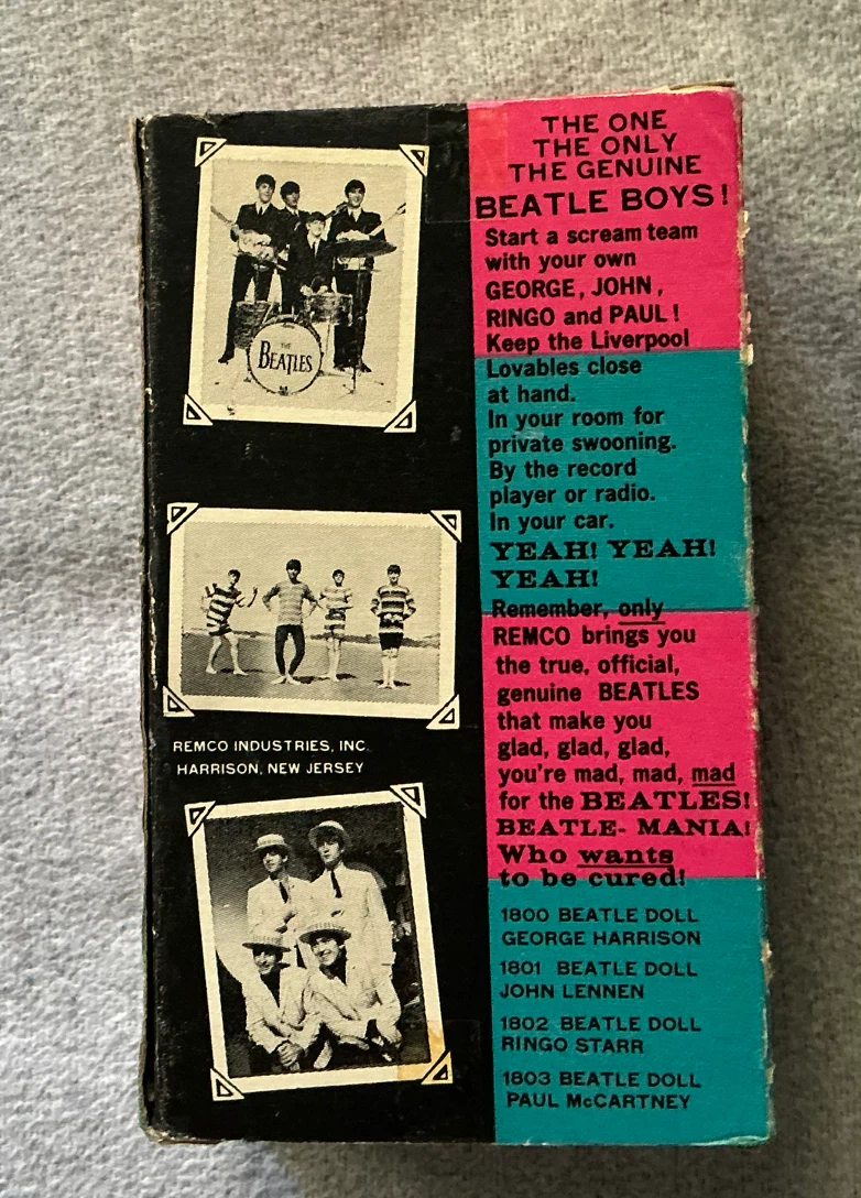 1964 Remco Beatles John Lennon Doll in Box - photo 3