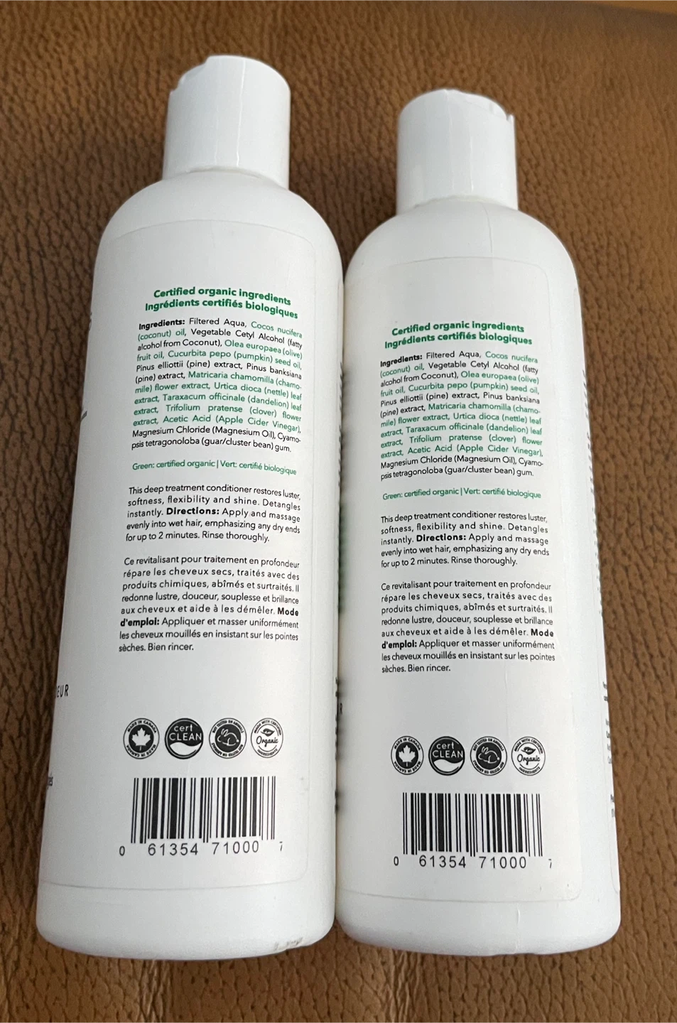 Carina Organics Unscented Deep Treatment Conditioners - photo 3