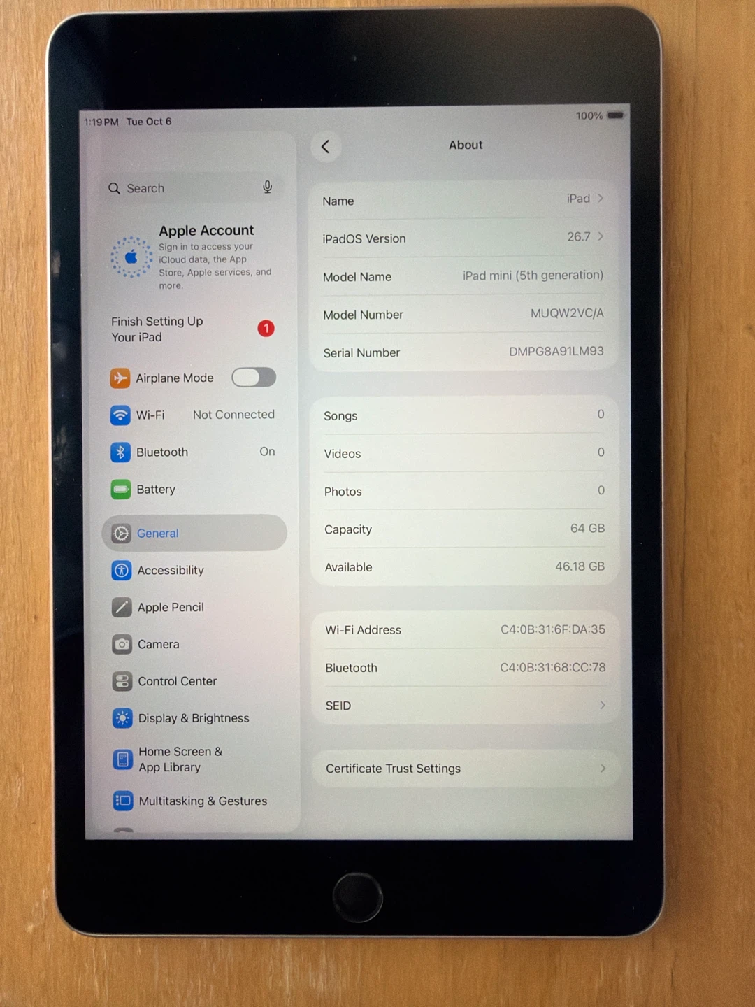 Apple iPad mini 5th Gen 64GB - photo 2