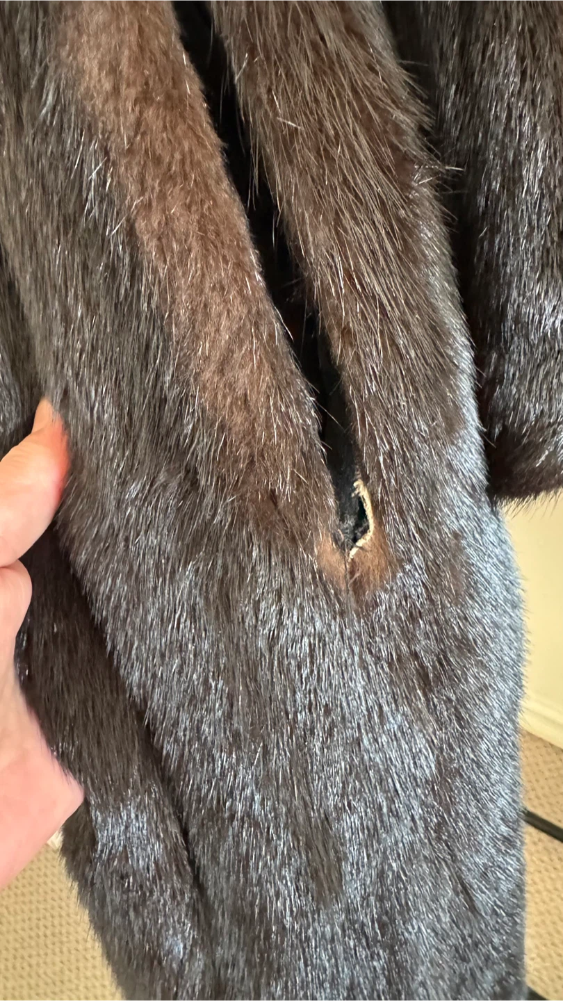 Vintage Mahogany Mink Fur Coat - photo 4