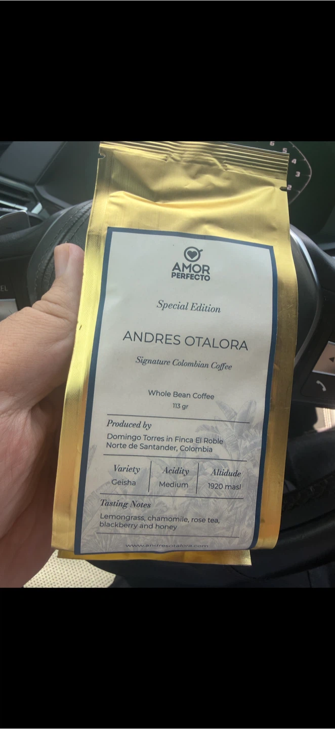Amor Perfecto Andres Otalora Coffee