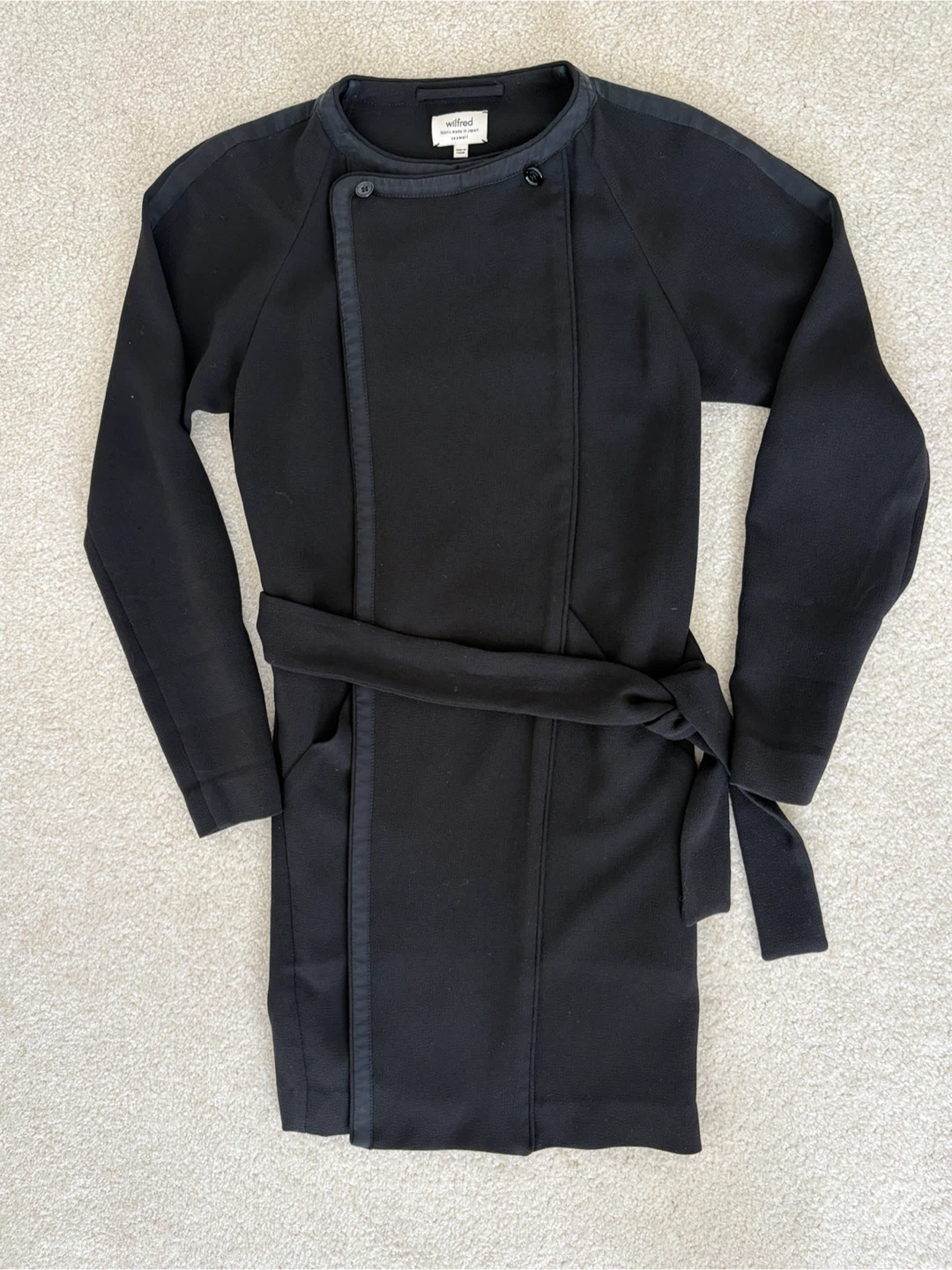 Wilfred black trench coat XXS from Aritzia - photo 4
