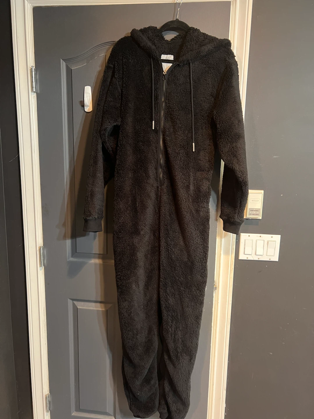 Savage X Fenty - Black Fuzzy Fleece Onesie