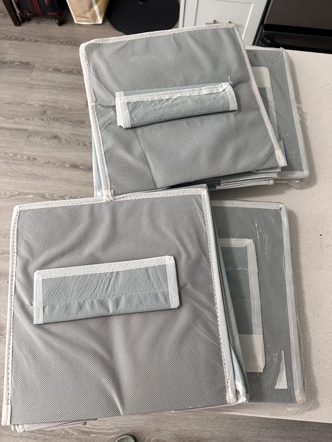 Foldable Hanging 4 Shelves Closet Cloth Organizer, Pack of 4 - photo 5