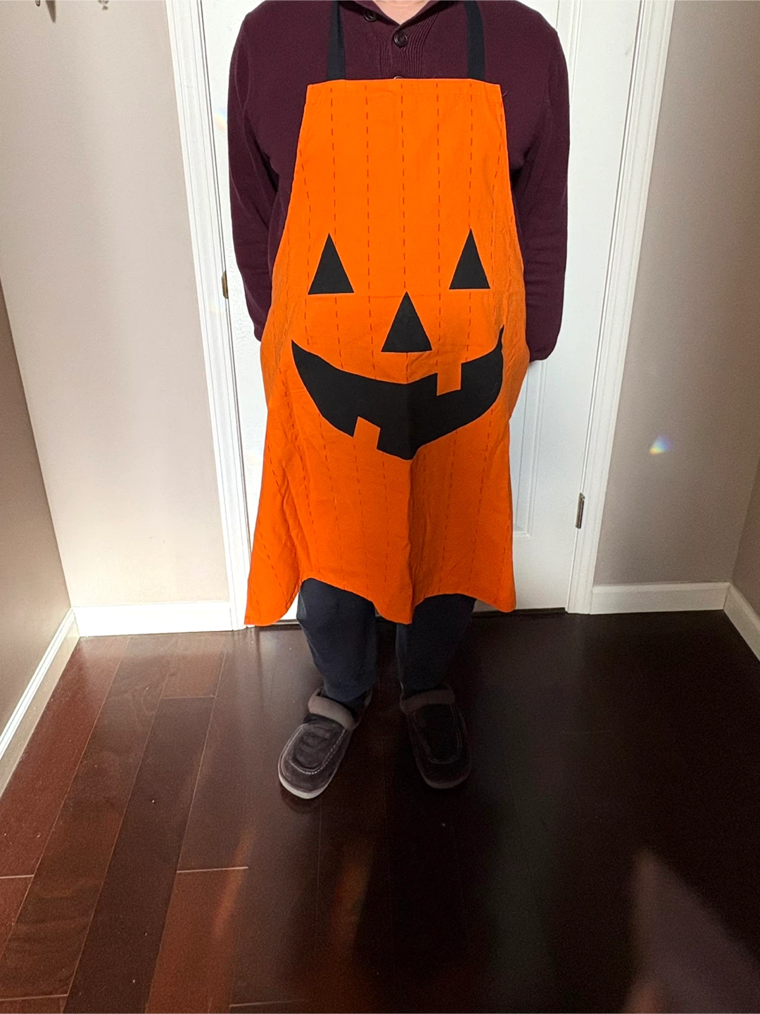 Orange Jack-o'-lantern Halloween Apron - photo 2