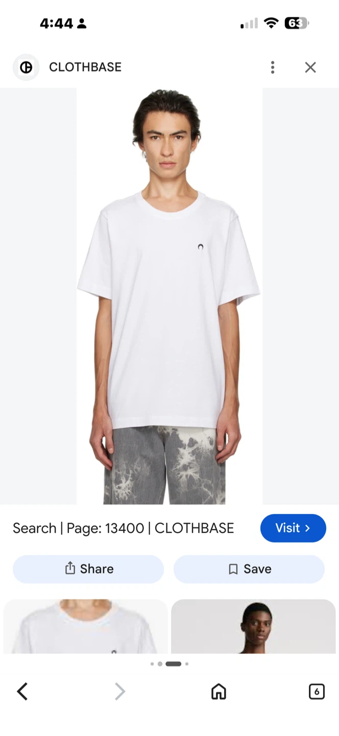 Marine Serre Organic Cotton T-Shirt