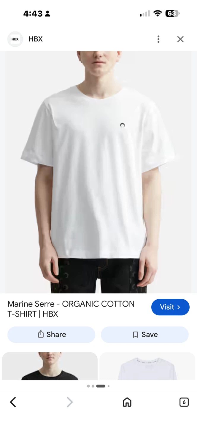 Marine Serre Organic Cotton T-Shirt - photo 2